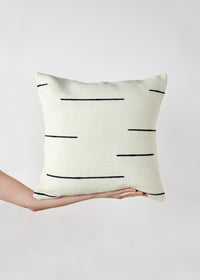 Sansibar handgewebtes Woll-Wurfkissen