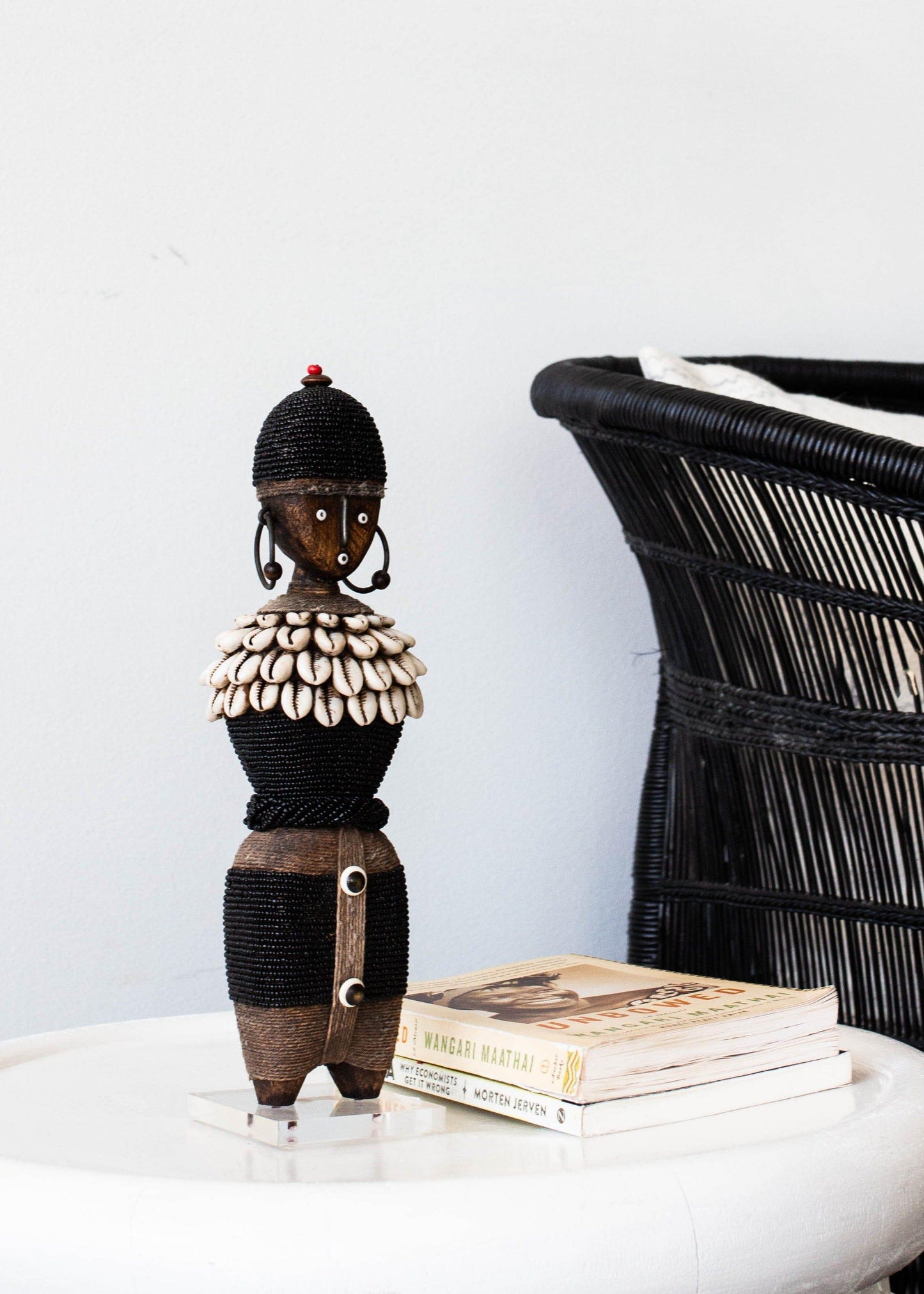 African Heritage Accent Decor: Black Namji Doll in Small, Medium, Large