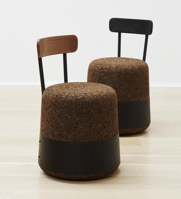 Wiid Cork & Steel Dining Chair