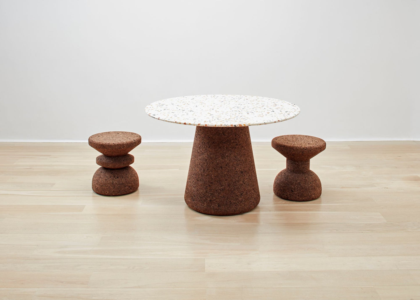 Wiid Terrazzo & Cork Round Dining Table