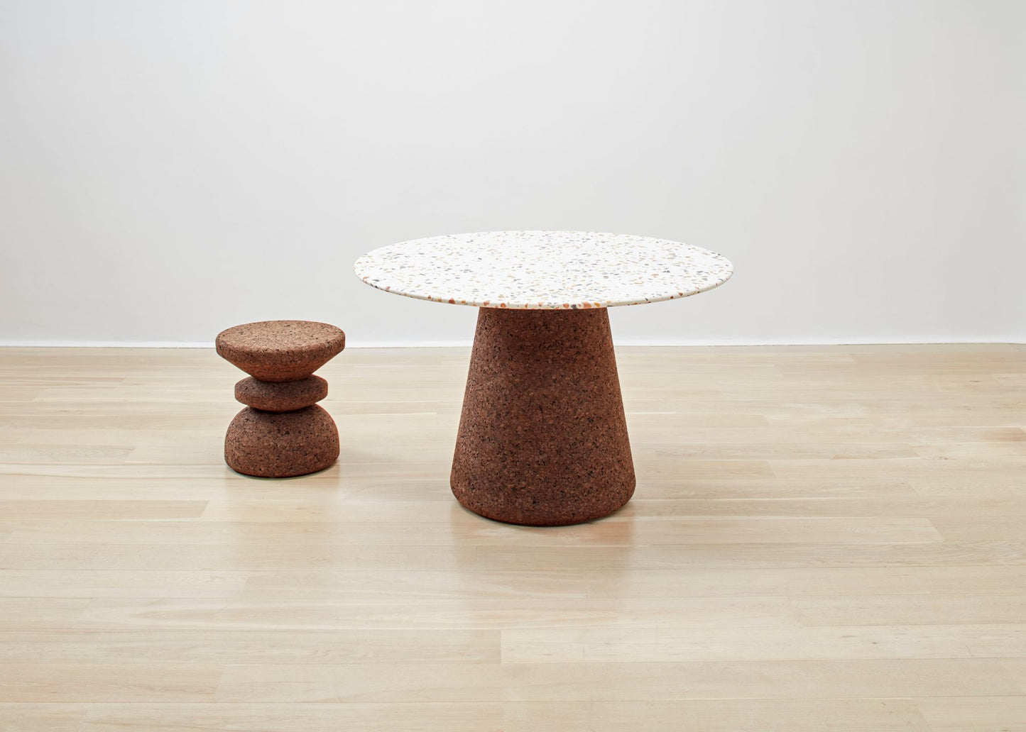 Wiid Terrazzo & Cork Round Dining Table