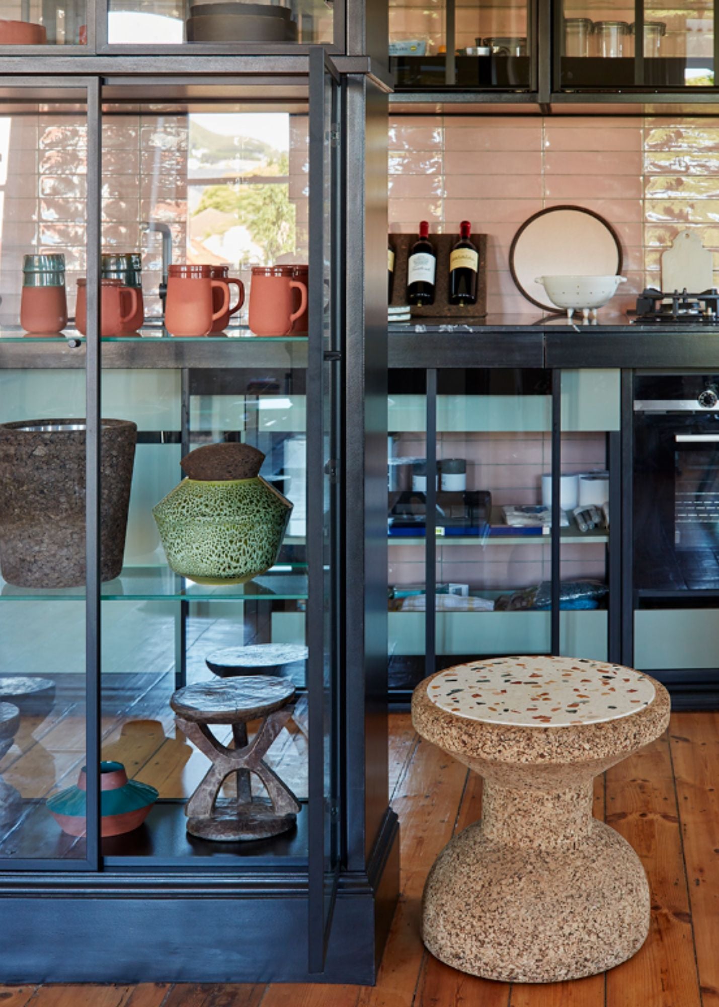 Wiid African Cork & Terrazzo Side Table