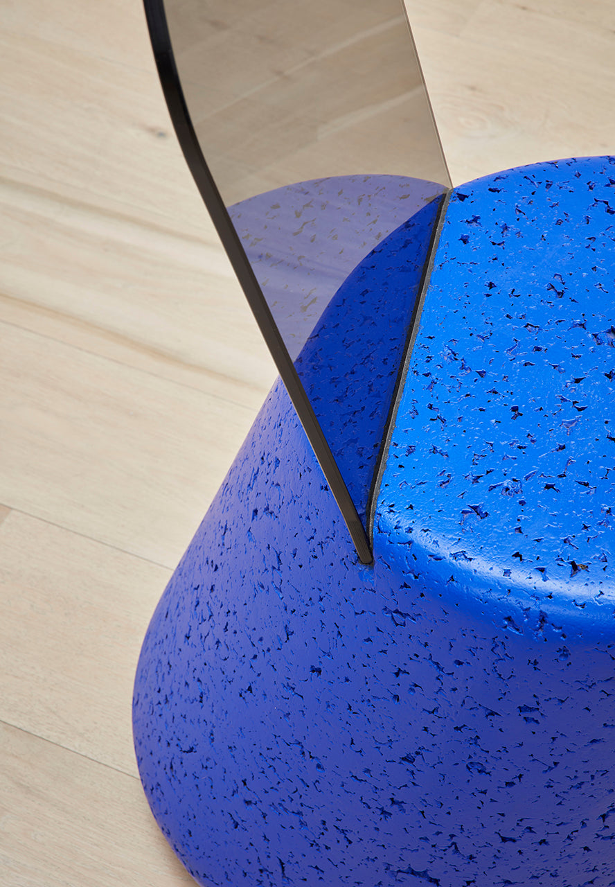 Wiid Glass & Cobalt Blue Cork Dining Chair