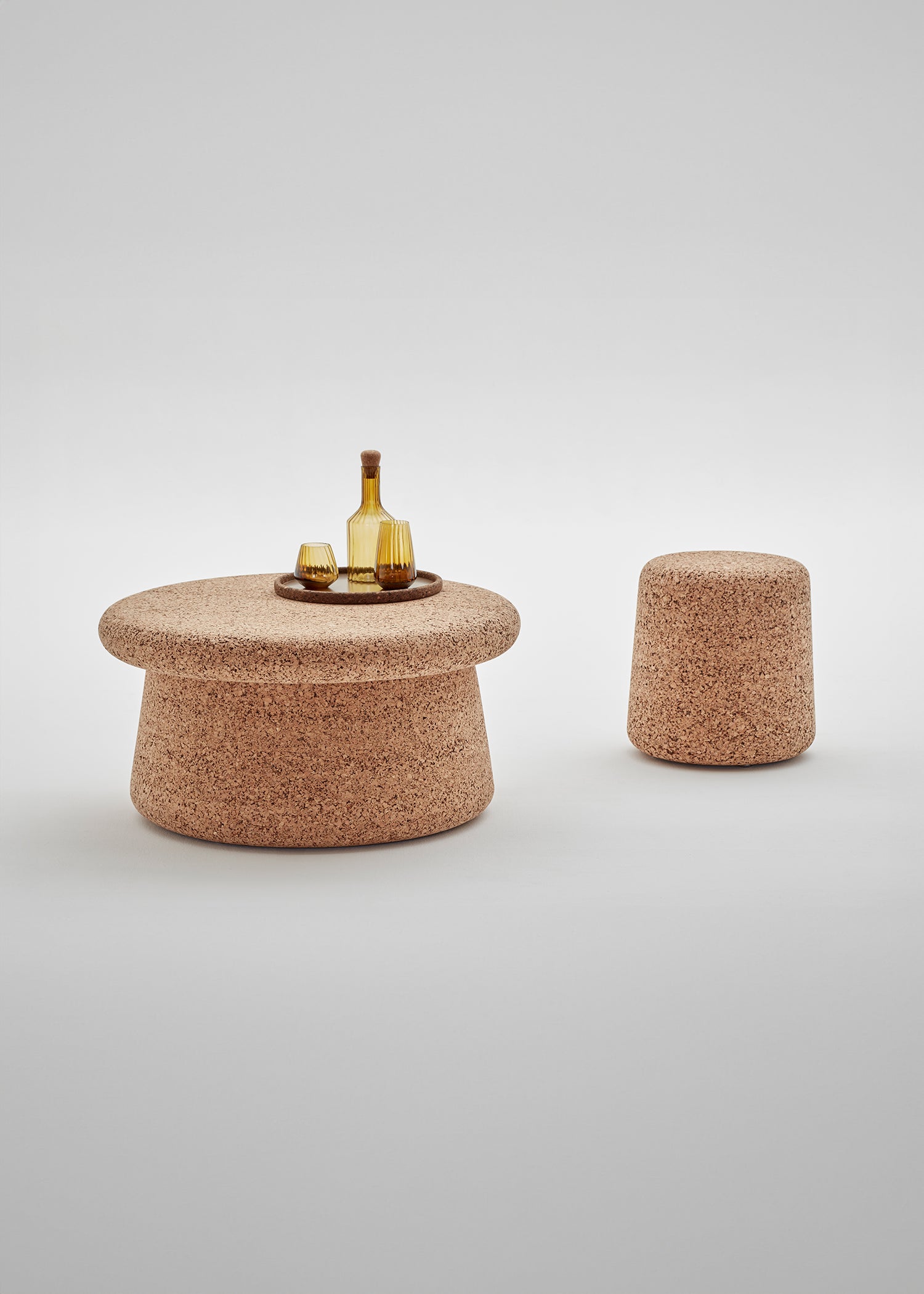 kanju interiors Wiid Design low coffee table light cork, a masterpiece in luxury home decor. Its design combines timeless elegance with contemporary flair. Perfect for upscale Living rooms or bedrooms, this table embodies sophisticated style and the fine craftsmanship of African design, appealing to those who appreciate unique, artisanal furniture.