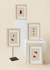 Elemental Linolschnitt Serie 4er Set