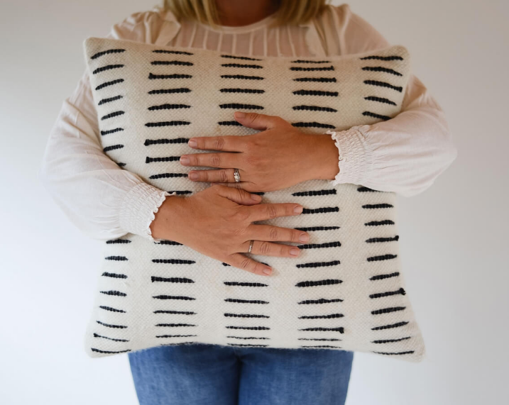 Mali Handwoven Wool Pillow