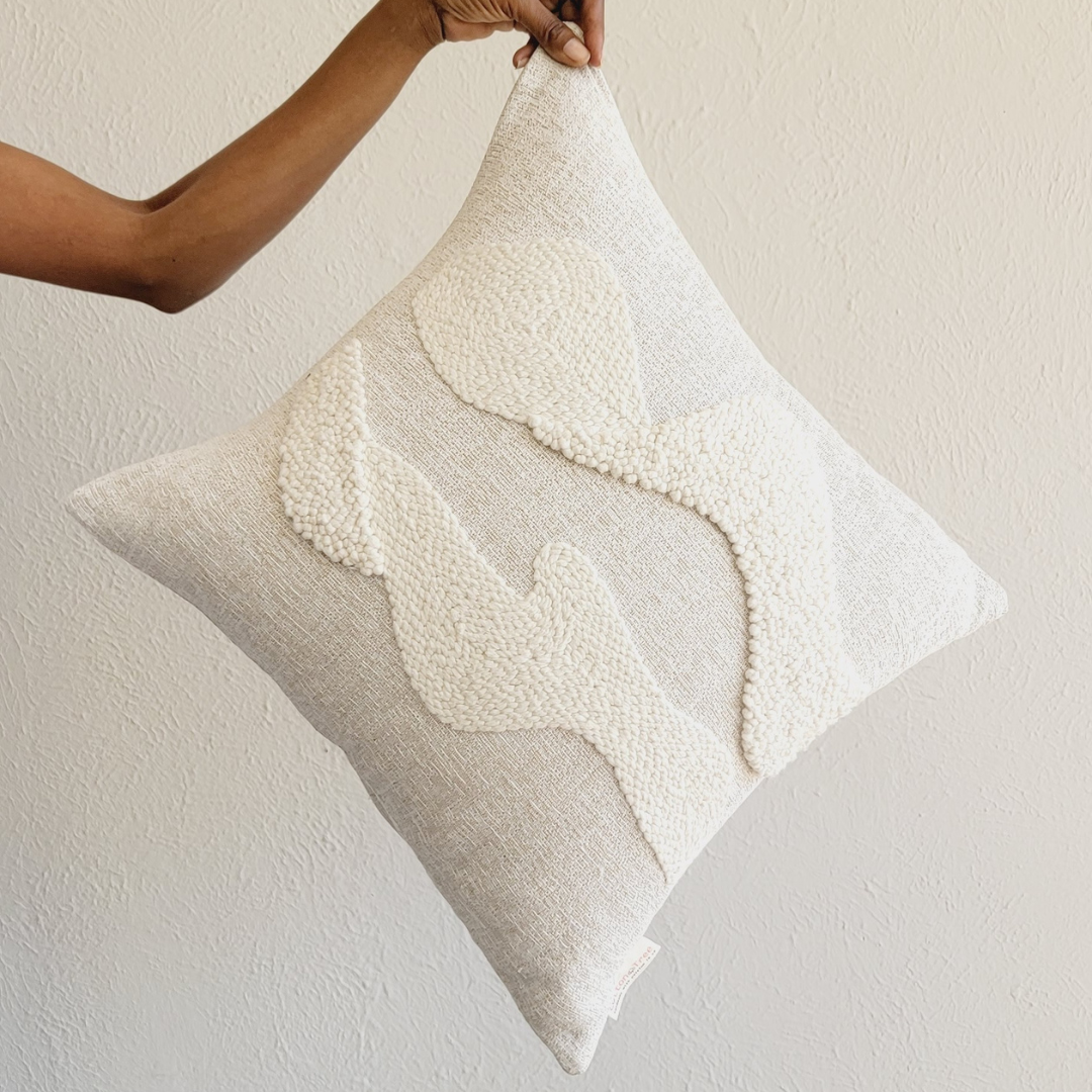 white square cloud throw pillow