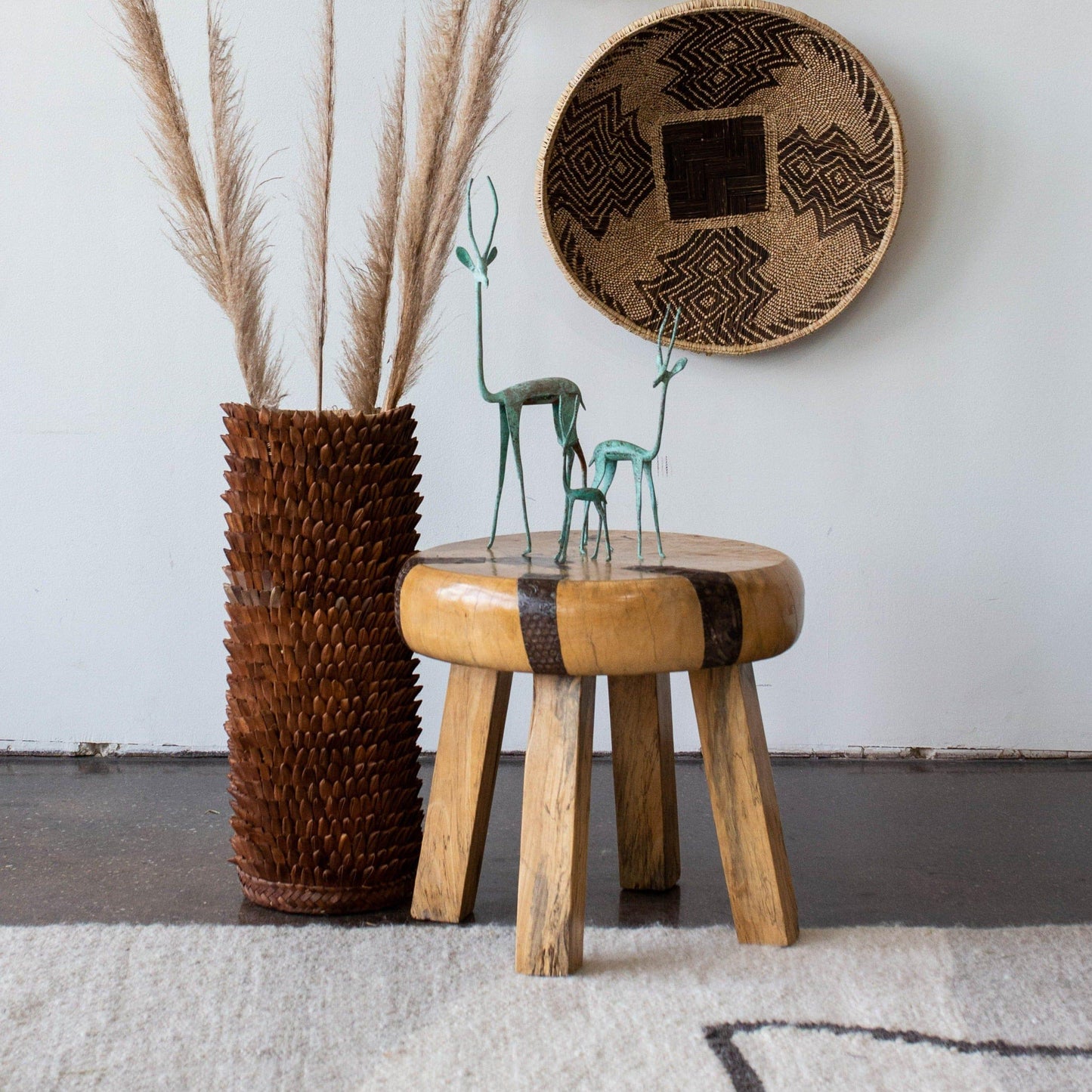 Tamarind Wood Donut Table