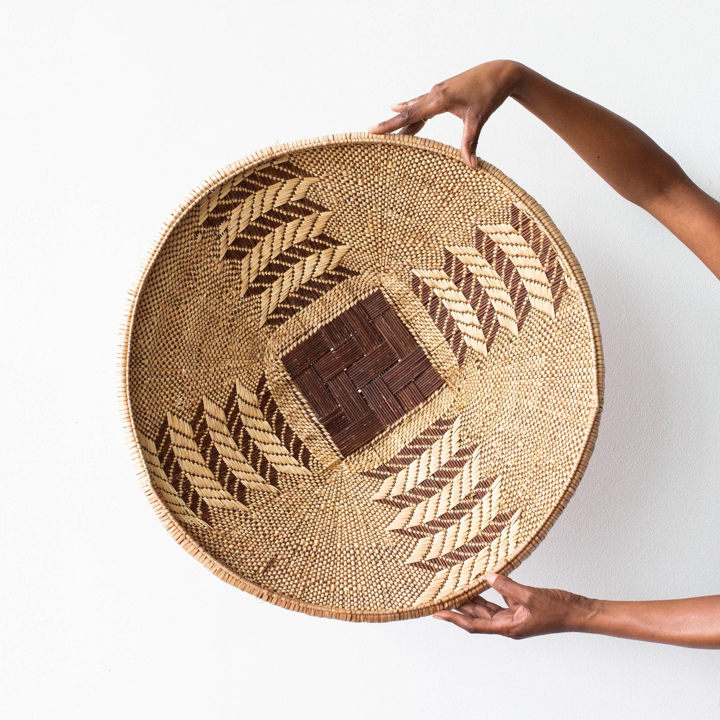 African Wall Basket Decor | Zambian Plateau Wall Baskets