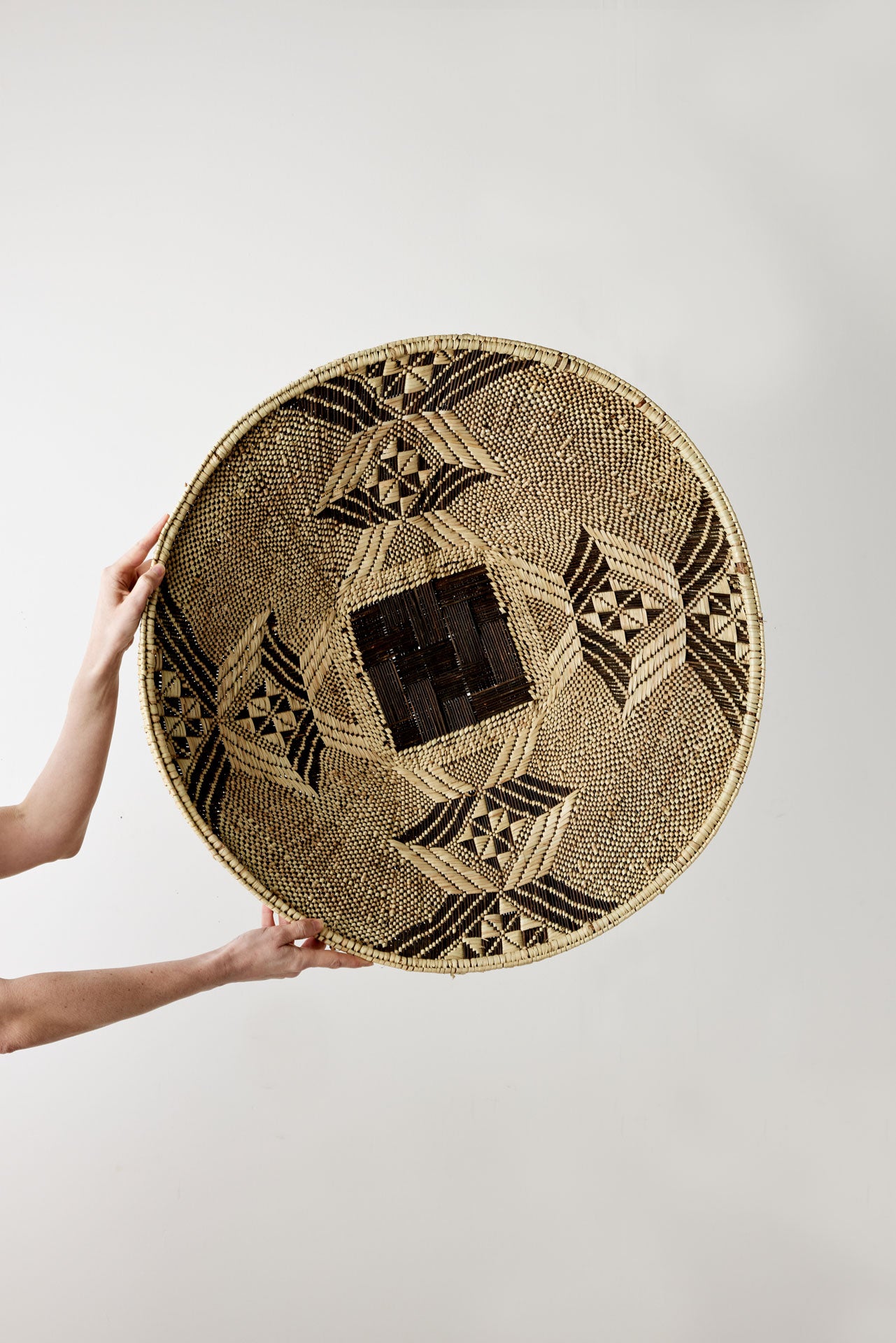 Statement Zambian Plateau African Wall Decor Basket