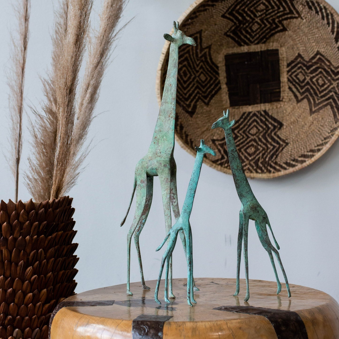 Tuareg Brass Giraffes