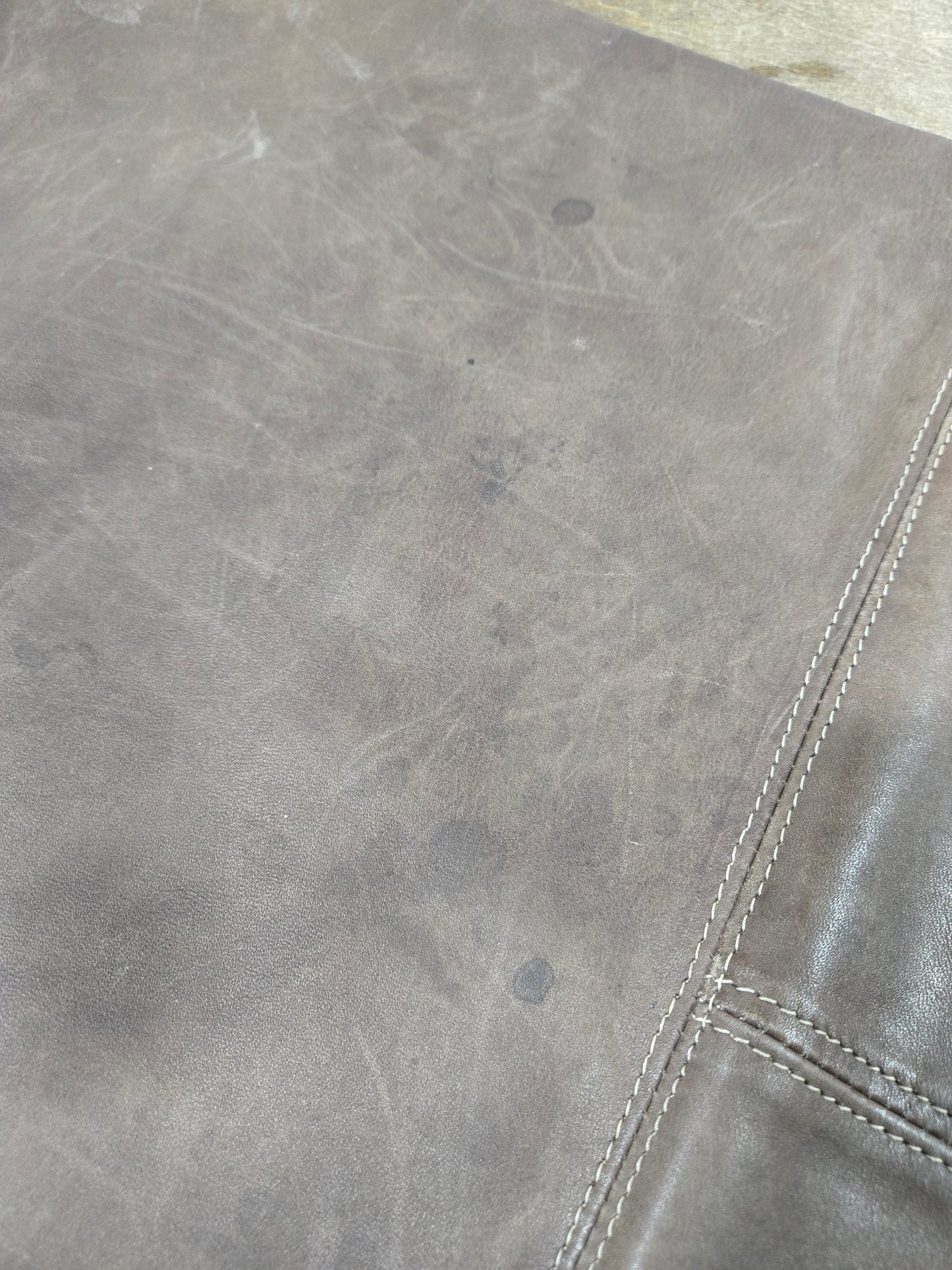 Angoni Brown T-Stitch Pillow - Minor Marks & Discoloration