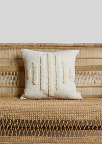 Slatted Diamond Throw Pillow
