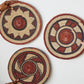 circle woven placemats set of 3