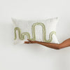 Olive & Gray Mirage Lumbar Throw Pillow