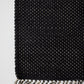 Herringbone Black Cotton Mat