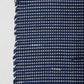 Handgewebte Baumwollmatte „Riverweave“ in Marineblau