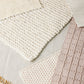Chunky Ecru Hand-Loomed Mat