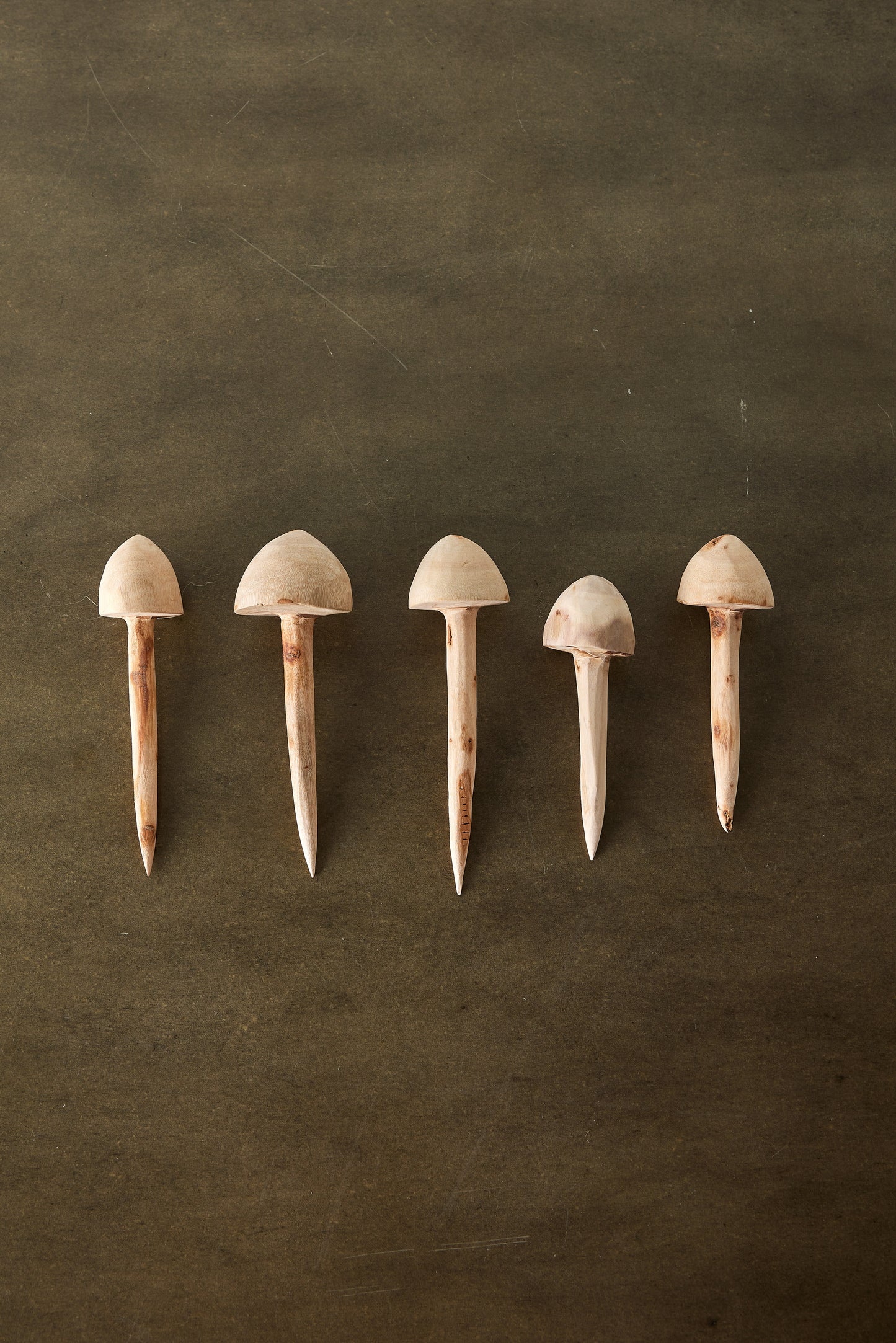 Wooden Mushroom Garden Sticks