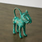 Mini Benin Bronze Metal Leopard Figurine