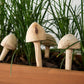 Wooden Mushroom Garden Stick