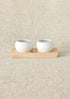 white Little Dipping Bowl Set of 2