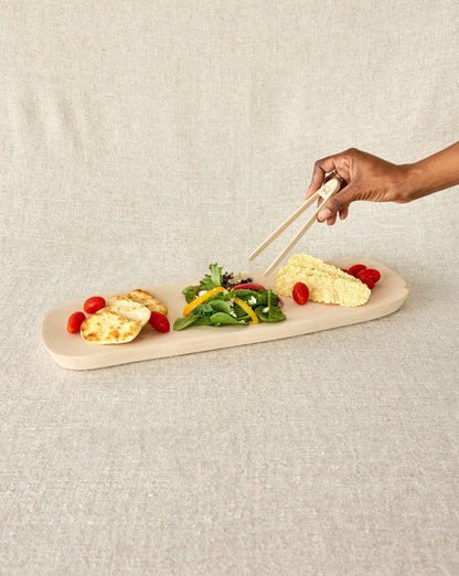 Organic Shaped Long Platter wooden 