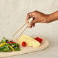 Bamboo Toaster Tongs with Magnet 