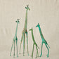 Tuareg Brass Giraffe set of 4