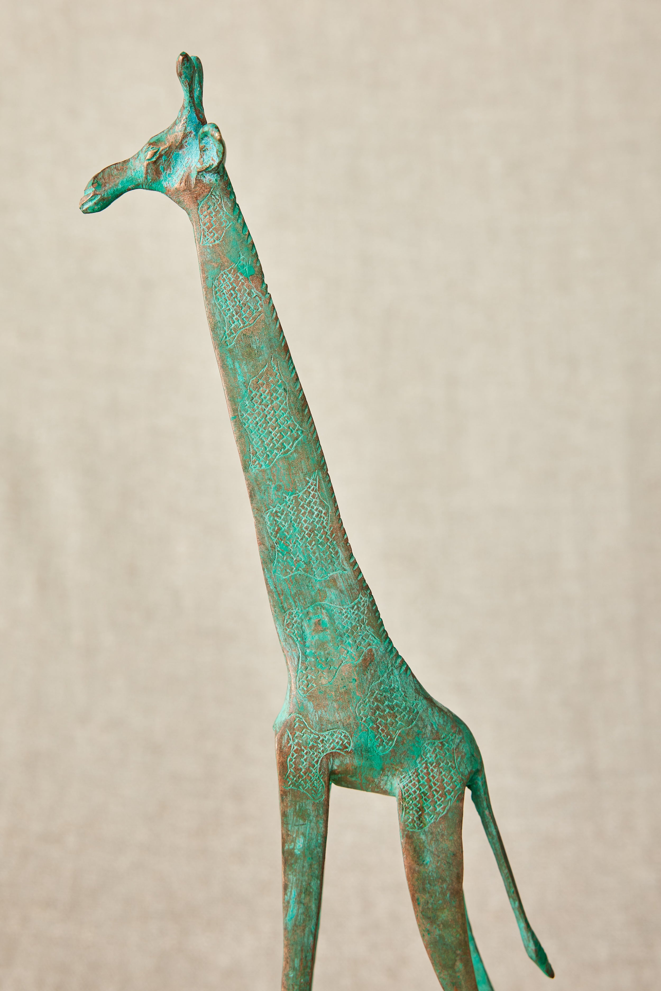 Tuareg Brass Giraffes Figurines – Kanju Interiors