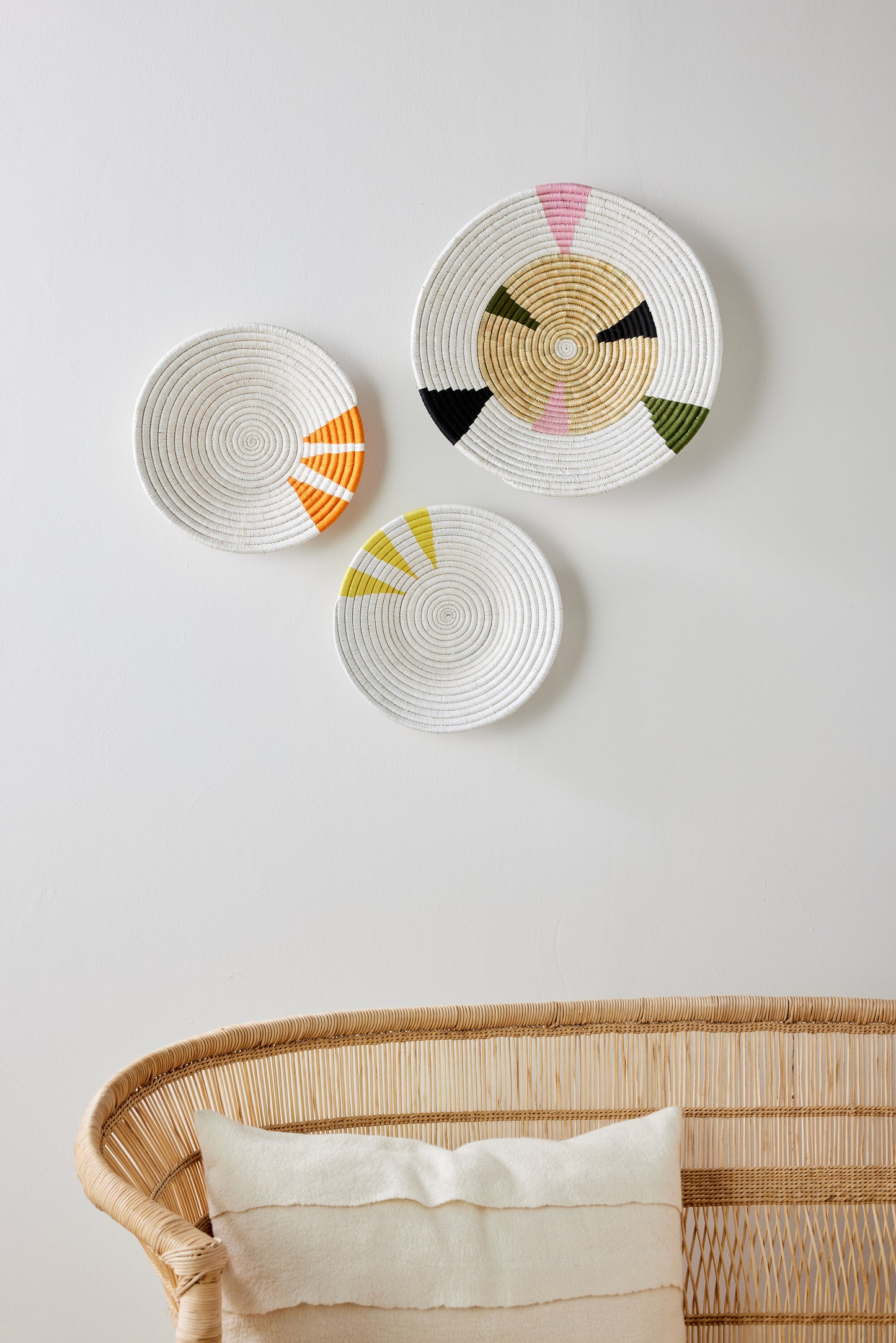 Moja Yellow Wall Basket