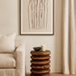 Spiral Carved Drinks Table