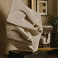 “Earth, Wind, and Fire” – White Opalstone Sculpture by Luckmore Joseph