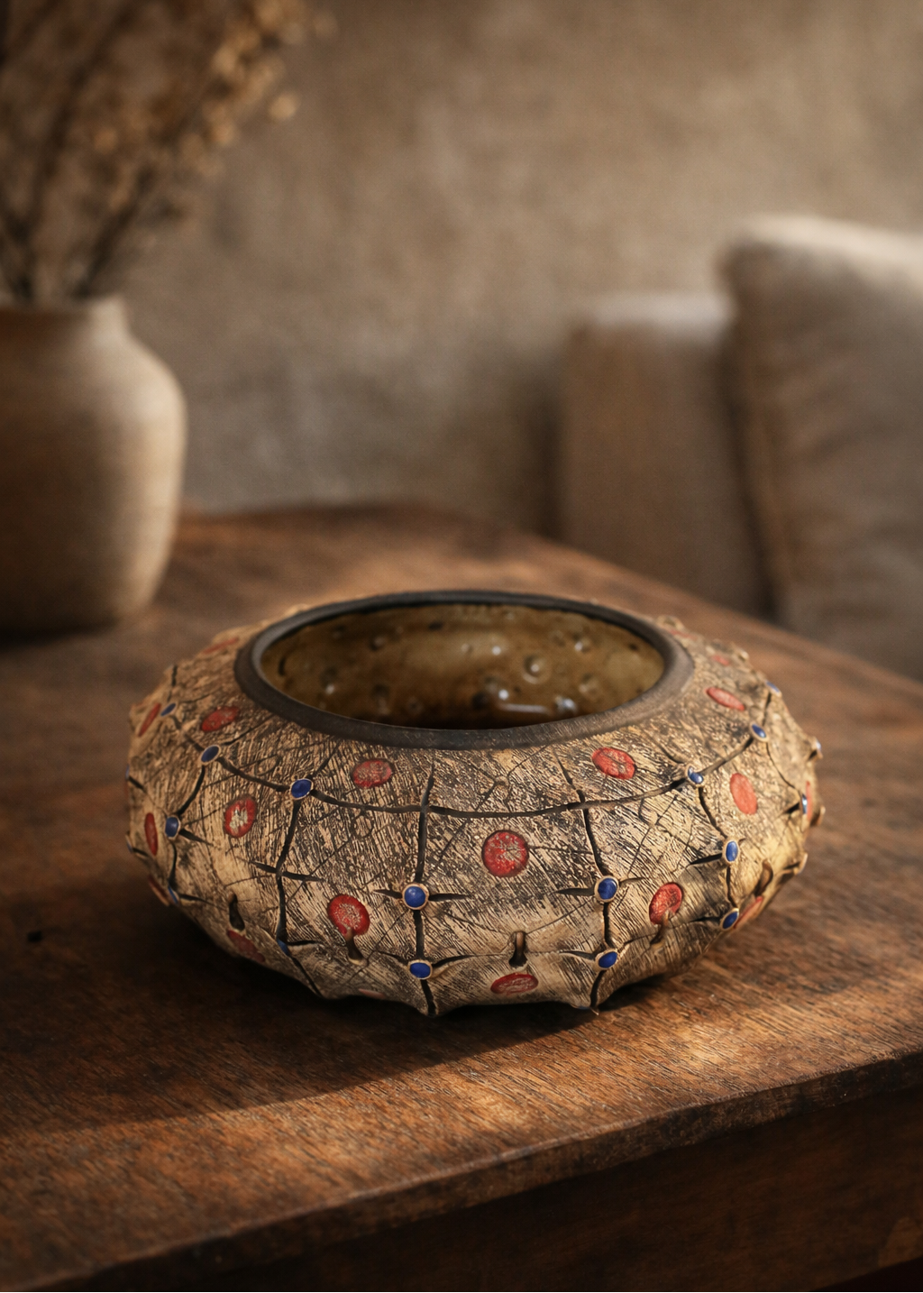 "Earth Vessel" by Andile Dyalvane - Scarified Ceramic Collection