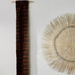Community Bogolan Wall Totem in Black with Brown Lines