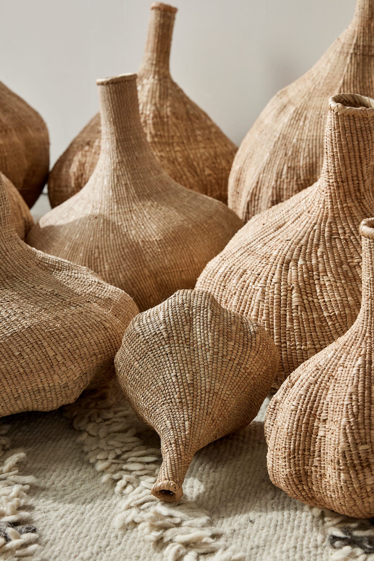 Long-Necked Ilala Garlic Gourd Basket