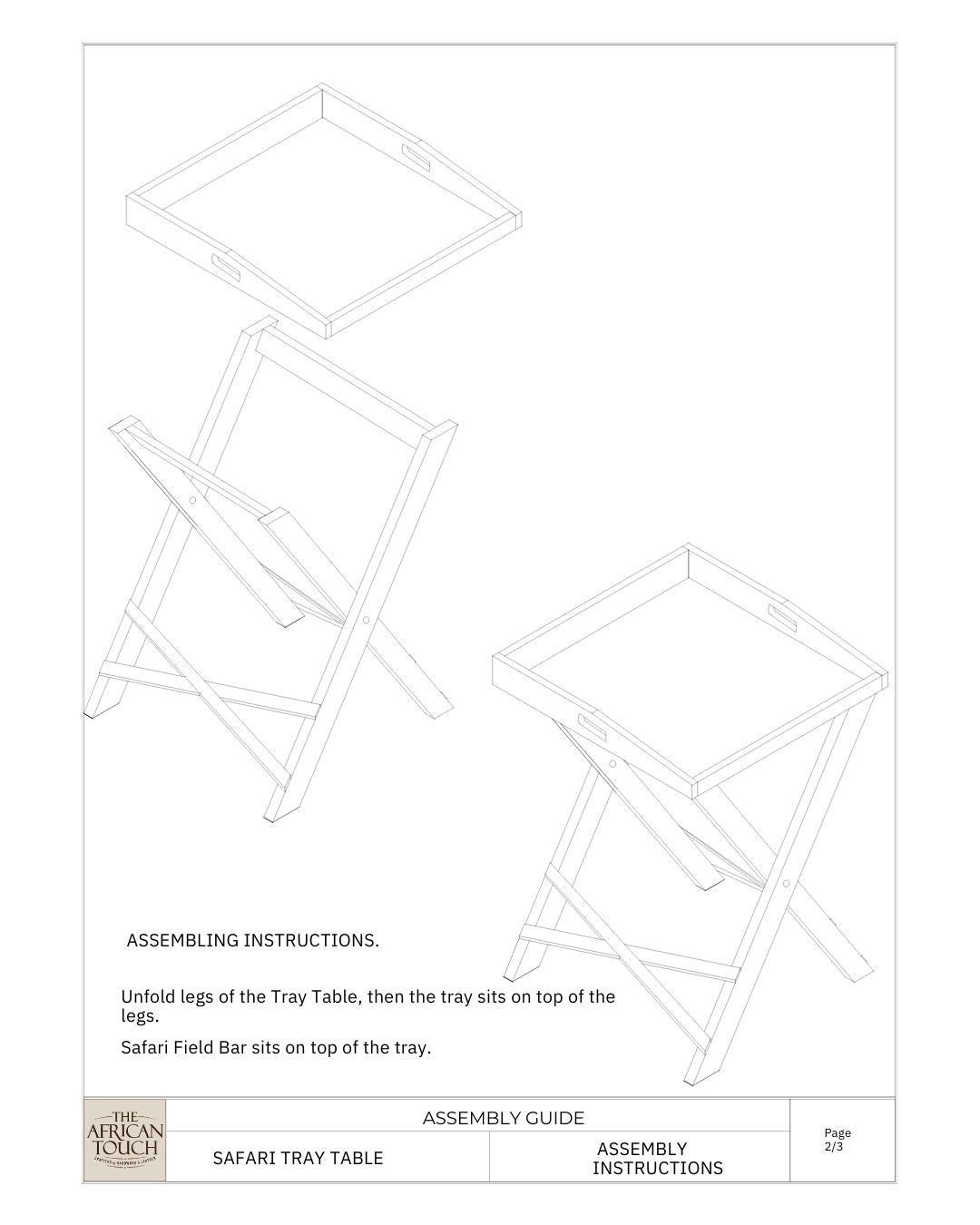 Safari Tray Table