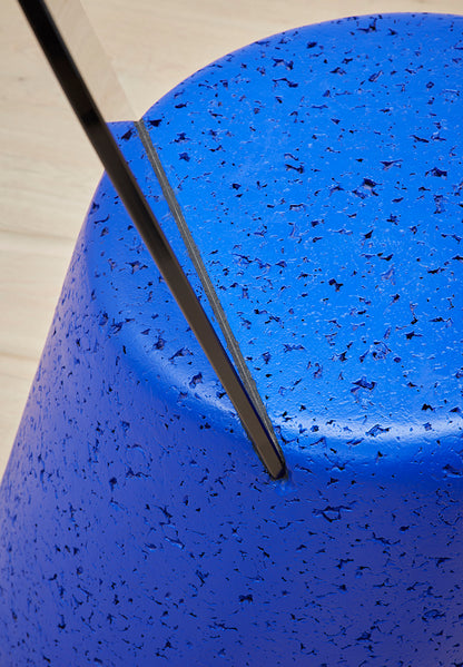 Wiid Glass & Cobalt Blue Cork Dining Chair