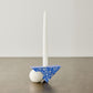 Equilibrium Cobalt Blue Terrazzo Taper Candle Holder