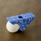 Equilibrium Cobalt Blue Terrazzo Taper Candle Holder