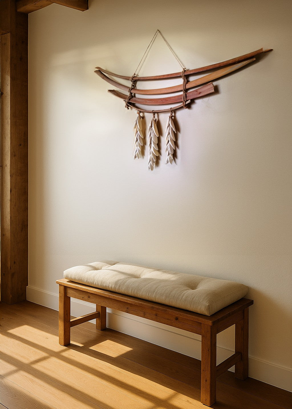 Abstract Fishing Boat Wall Hanging