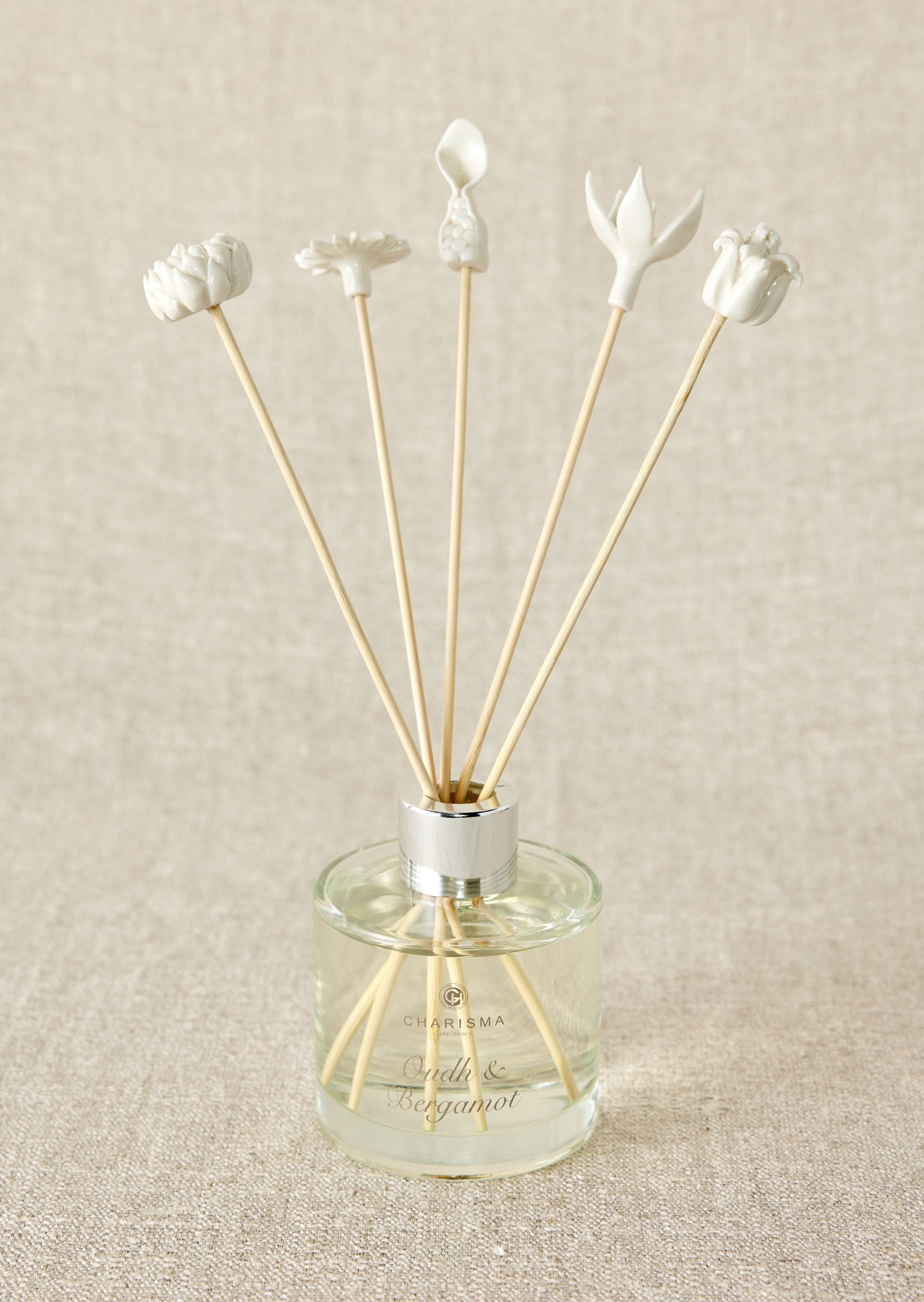 African Flowers Bamboo Diffuser Set – Kanju Interiors