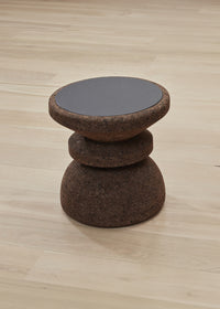 Wiid African Cork & Granite Side Table
