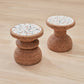 Kanju Exclusive: Wiid African Cork and Terrazzo Side Table, showcasing the pinnacle of luxury and craftsmanship. This elegant piece combines sustainable cork with vibrant terrazzo inlays, reflecting Africa's rich heritage in a contemporary design, ideal for sophisticated living spaces seeking a unique and eco-conscious aesthetic