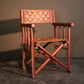 Kruger Quilted Leather Director's Chair