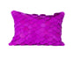Angoni Fuchsia Scalloped Throw Pillow Cover – Light Scratches & Discoloration