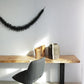 Ula Black Bone & Clay Wall Hanging