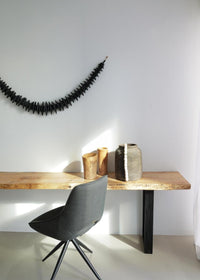 Ula Black Bone & Clay Wall Hanging