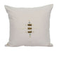 Decorative pillow with decorative elements on a white background