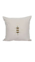 Decorative pillow with decorative elements on a white background